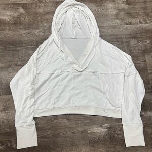 Revival White Thin Hoodie Size Large